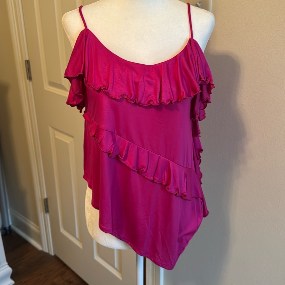 Ruffle tank top